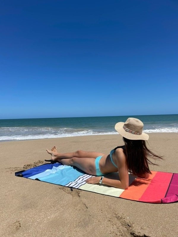 Sand Free Beach Towel | 80% RPET Recycled Polyester